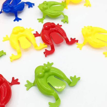 10-20Pcs Jumping Frog Bounce Fidget Toys For Kids Novelty Assorted  Stress Reliever Toys For Children Birthday Gift Party Favor Leedoar