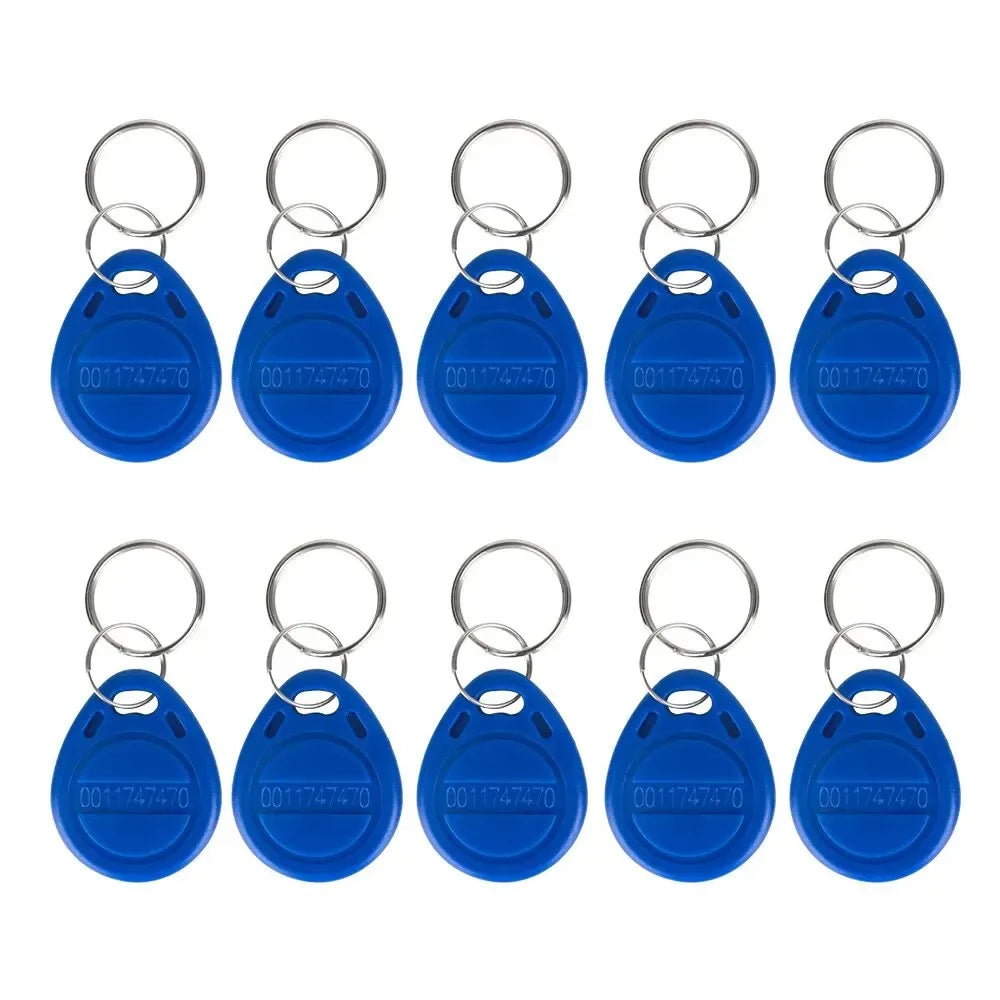 10/20pcs 125KHz Read-Only RFID TK4100 EM4100 Proximity Keyfobs Smart Secure Door Entry Access Control ID Keychain Token Tag Leedoar