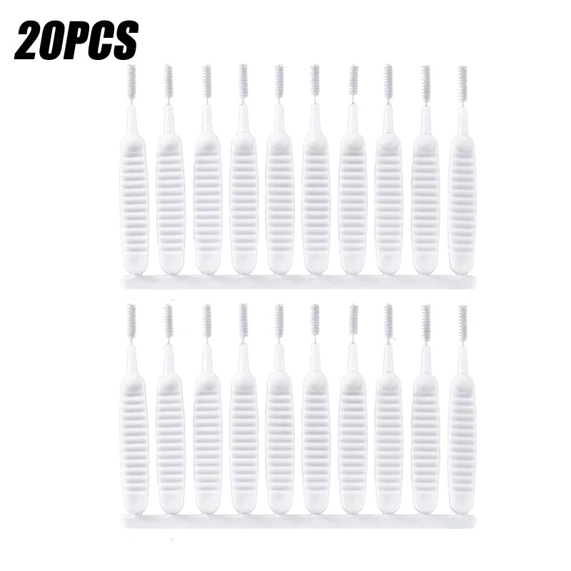 10-500PCS Shower Cleaning Brush Bathroom Micro Nylon Brush Nozzle Anti-blocking Cleaning Tools Bathroom Accessories Leedoar