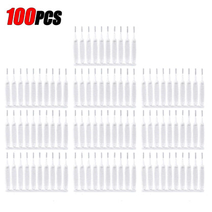 10-500PCS Shower Cleaning Brush Bathroom Micro Nylon Brush Nozzle Anti-blocking Cleaning Tools Bathroom Accessories Leedoar