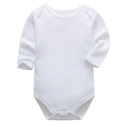 100% Combed Cotton Newborn Baby Bodysuits Long Sleeved Body Toddler Jumper Rompers 0-24Months Infantil Jumpsuit Grows Ropa Leedoar