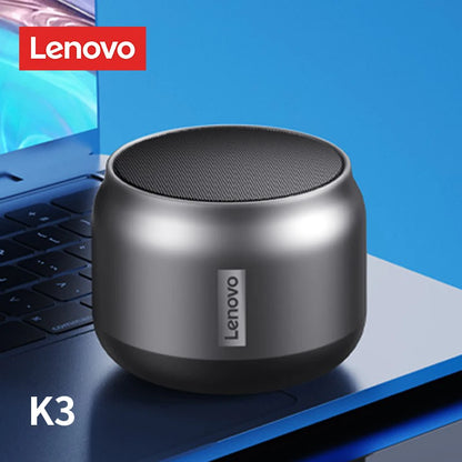 100% Original Lenovo K30 Portable Hifi Bluetooth Wireless Speaker Waterproof USB Outdoor Loudspeaker Music Surround Bass Box Mic Leedoar