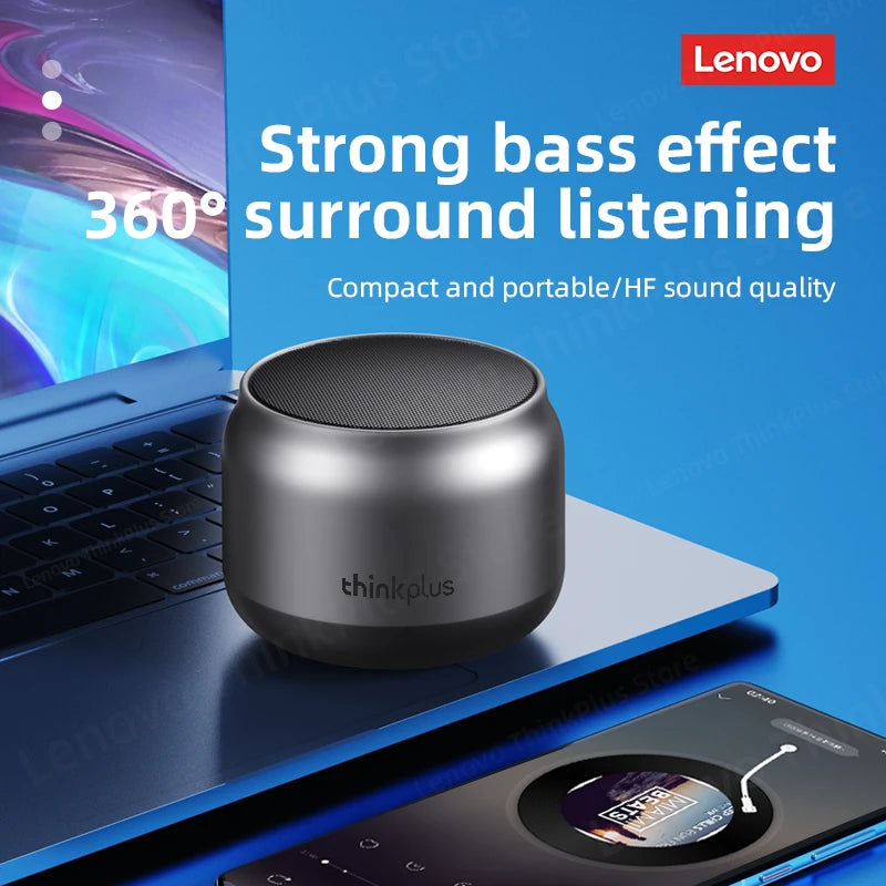 100% Original Lenovo K30 Portable Hifi Bluetooth Wireless Speaker Waterproof USB Outdoor Loudspeaker Music Surround Bass Box Mic Leedoar