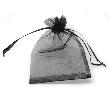 100 peças 24 cores bolsa de embalagem de joias 5*7 7*9 9*12 10*15cm sacos de organza armazenamento de presentes bolsas de cordão de casamento atacado 