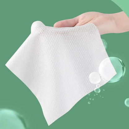 100pcs Disposable Face Wash Towel Extractable Cotton Soft Towel Cotton Beauty Salon Cleansing Face Wipe Towel Towel Leedoar