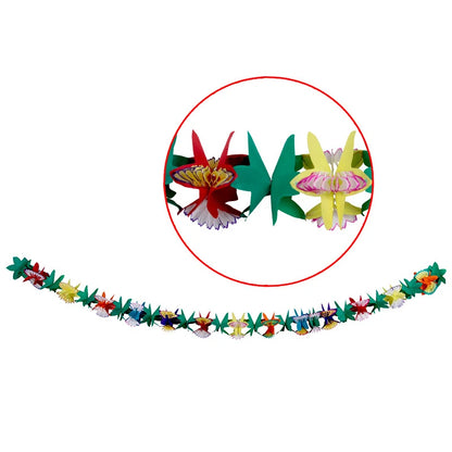 10Pcs Torpil Hawaiian Artificial Flower Necklace Aloha Luau Hawaii theme Party Garland Summer Beach Wedding Birthday Party Decor Leedoar