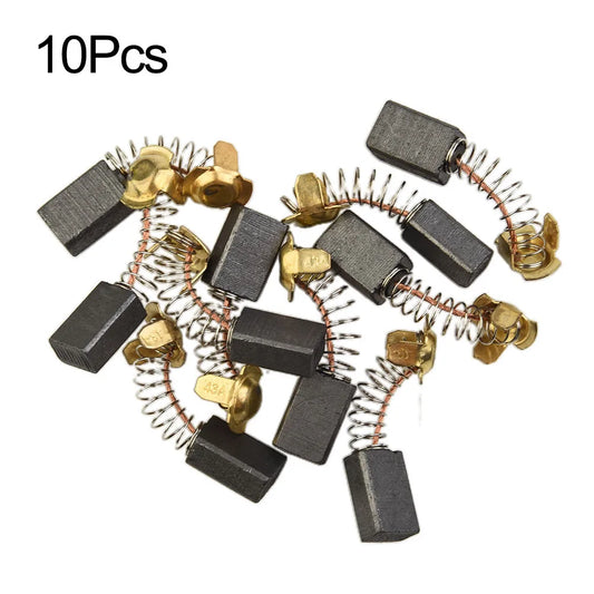 10pc Motor Carbon Brushes For Various Power Tool Electric Motors Rotary Hammer Circular Saw Cut-off Saw Angle Grinder 7x11x18mm