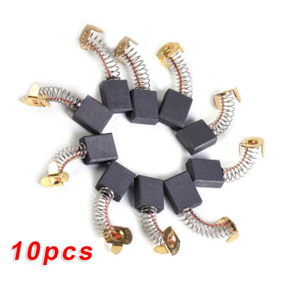 10pc Motor Carbon Brushes For Various Power Tool Electric Motors Rotary Hammer Circular Saw Cut-off Saw Angle Grinder 7x11x18mm