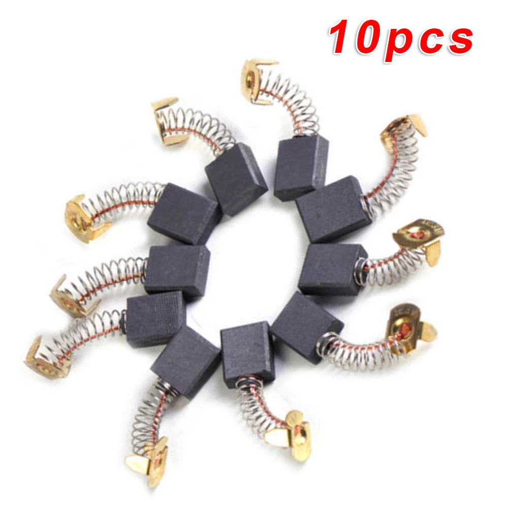 10pc Motor Carbon Brushes For Various Power Tool Electric Motors Rotary Hammer Circular Saw Cut-off Saw Angle Grinder 7x11x18mm