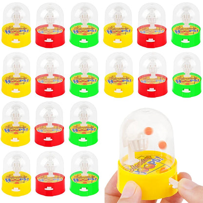 10pcs Desktop Basketball Shooting Machines Finger Shooting Game Toys for Kids Birthday Party Favor School Awards Gifts Fillers Leedoar