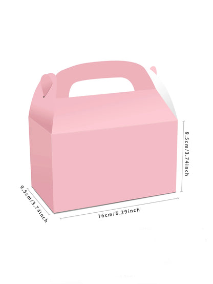 10pcs New Portable Gift Box Wedding Birthday Baby Welcome Party Gift Packaging Creative Lunch Box Candy Chocolate Cake Gift Box