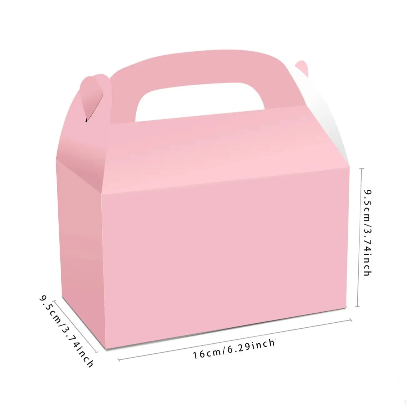 10pcs New Portable Gift Box Wedding Birthday Baby Welcome Party Gift Packaging Creative Lunch Box Candy Chocolate Cake Gift Box