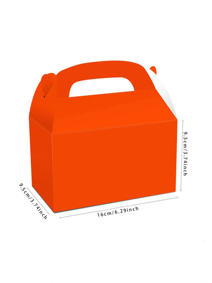 10pcs New Portable Gift Box Wedding Birthday Baby Welcome Party Gift Packaging Creative Lunch Box Candy Chocolate Cake Gift Box