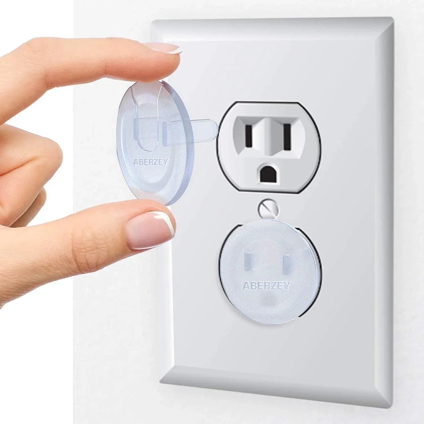 10pcs Outlet Covers Baby Proofing Safety -Child Secure Electric Plug Protectors With Hidden For Kids Toddler Protection