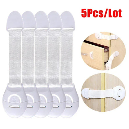 10pcs/lot Baby Drawer Lock Children Security Protection Child Drawer Door Locks Cabinet Cupboard Safety Kids Locks For Wardrobe