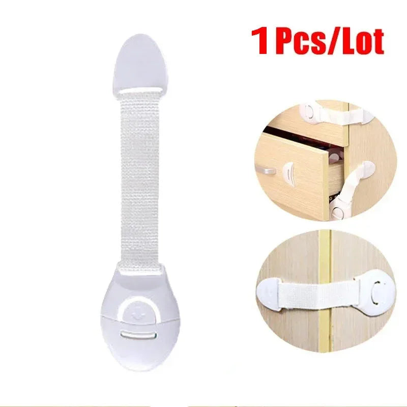 10pcs/lot Baby Drawer Lock Children Security Protection Child Drawer Door Locks Cabinet Cupboard Safety Kids Locks For Wardrobe