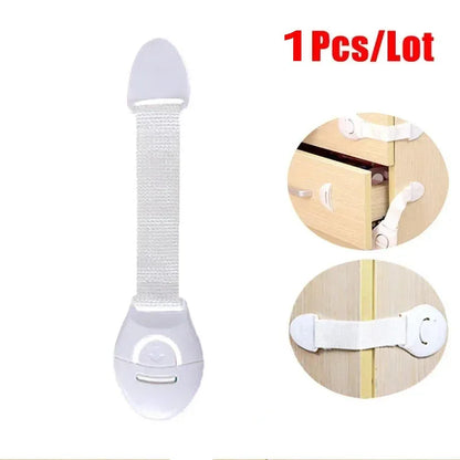 10pcs/lot Baby Drawer Lock Children Security Protection Child Drawer Door Locks Cabinet Cupboard Safety Kids Locks For Wardrobe