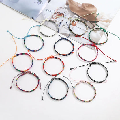 Juego de 12 pulseras de playa estilo surfista bohemio para hombre y mujer, pulseras trenzadas de verano estilo bohemio, joyería para festivales hecha a mano 