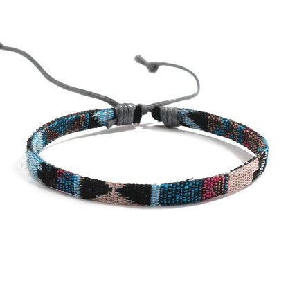 Juego de 12 pulseras de playa estilo surfista bohemio para hombre y mujer, pulseras trenzadas de verano estilo bohemio, joyería para festivales hecha a mano 