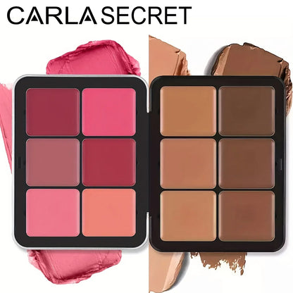 12-color iron box concealer blush cream matte highlight contour makeup all-in-one palette Leedoar