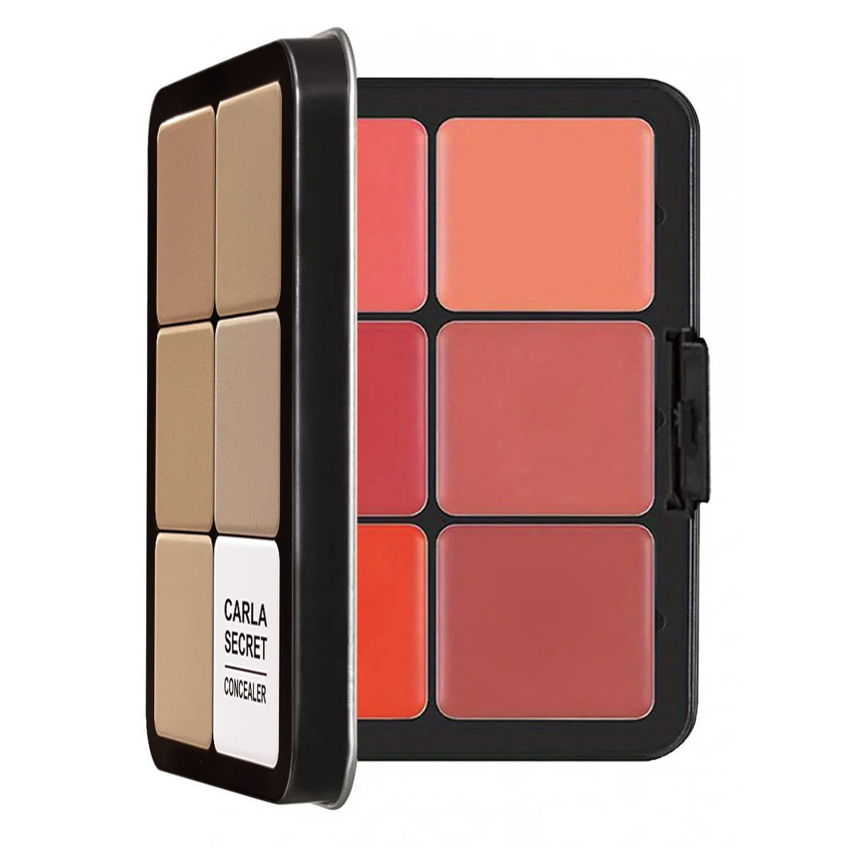 12-color iron box concealer blush cream matte highlight contour makeup all-in-one palette Leedoar