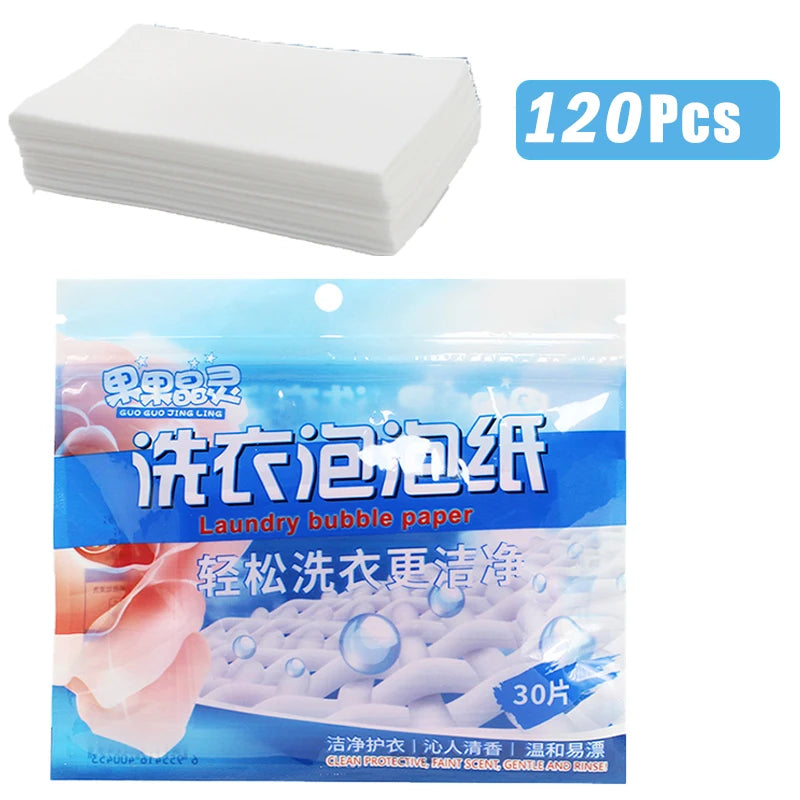 120/90/60/30Pcs Laundry Tablets Cleaning Children's Clothing Laundry Soap Concentrated Washing Powder Detergent Washing Machines Leedoar