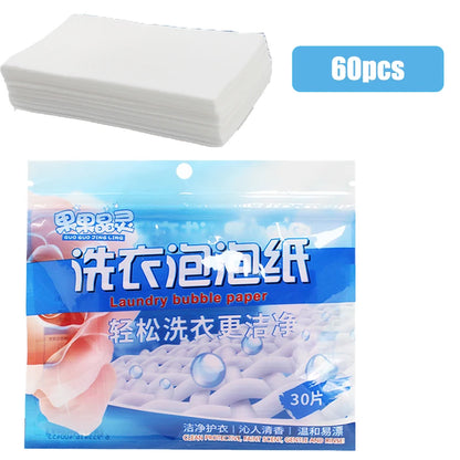 120/90/60/30Pcs Laundry Tablets Cleaning Children's Clothing Laundry Soap Concentrated Washing Powder Detergent Washing Machines Leedoar