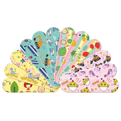 120 pieces】 Cartoon Band-Aid Waterproof and Breathable Cute Girls and Children  Band-Aid Anti-Abrasion Feet Leedoar