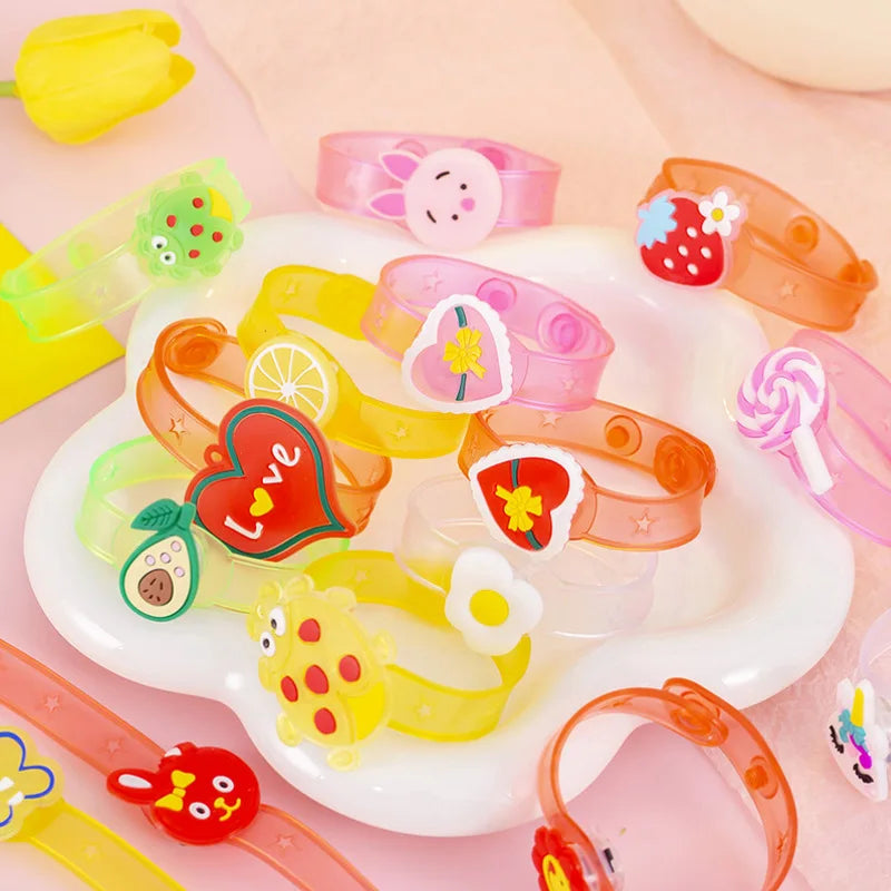 12pcs Light Up Their World with This Fun Cartoon Watch - The Perfect GiftFor Kids! Leedoar