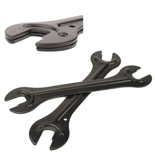 Llave de cono para buje de eje de extremo abierto para bicicleta de 13/15 mm + 14/16 mm, herramienta de reparación de bicicletas 