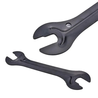 13/15mm + 14/16mm Cycle Bike Bicycle Steel Bike Cycle Head Open End Axle Hub Cone Wrench Spanner Bicycle Repair Tool Leedoar