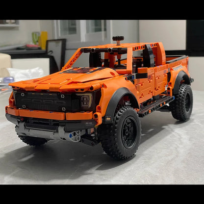 1379PCS Technical 1:10 F-150 Raptor Off Road Car Building Blocks 42126 Pickup Vehicle Assemble Bricks Toys Gifts For Boy Kids Leedoar