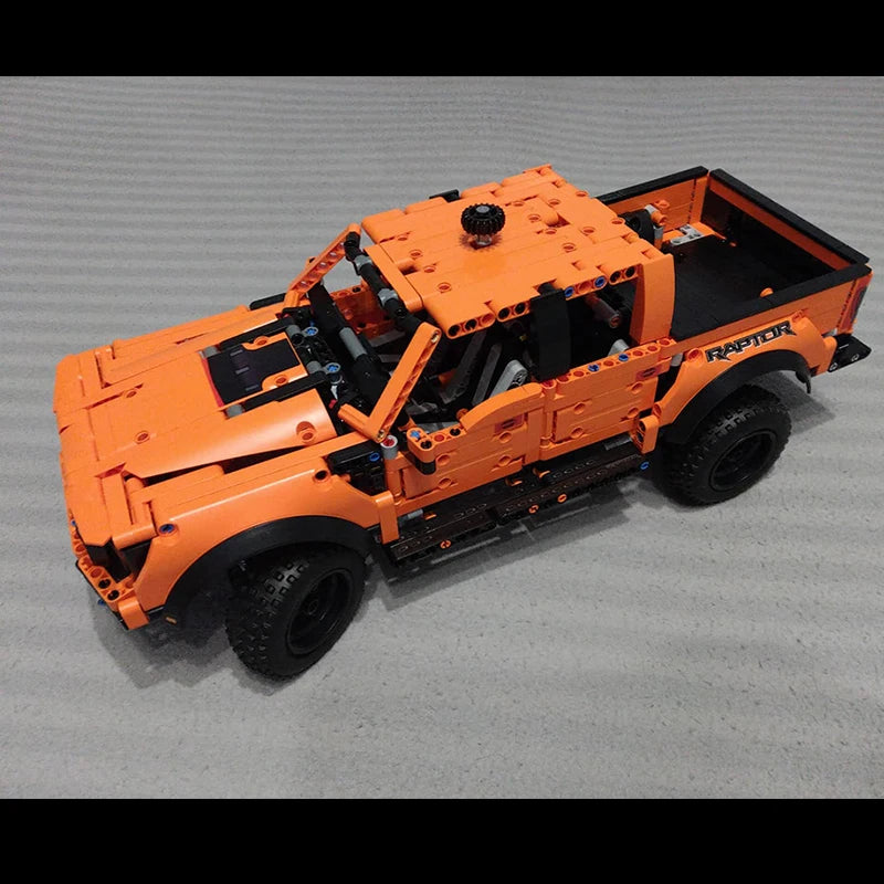 1379PCS Technical 1:10 F-150 Raptor Off Road Car Building Blocks 42126 Pickup Vehicle Assemble Bricks Toys Gifts For Boy Kids Leedoar