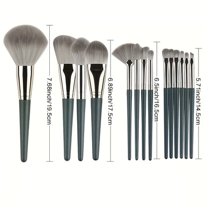 14 Piece Makeup Brush Set Soft Fluffy Eyeshadow Brush Concealer Brush Blush Makeup Brush Beauty Tool Makeup Brush Leedoar