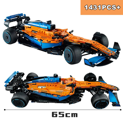 1431pcs Technical Formula 1 Racing Car 42141 Building Block Model Expert Speed Sports Vehicle Assembly Bricks Toys Kids Gifts Leedoar