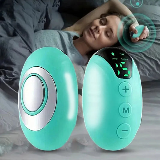 15 Gears USB Charging HandHeld Sleep Aid Device Hipnose física para insônia Dormir Homem Mulher Dormir Inteligente Estimulação EMS 