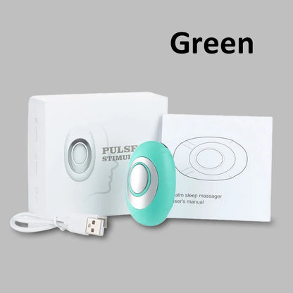 15 Gears USB Charging HandHeld Sleep Aid Device Hipnose física para insônia Dormir Homem Mulher Dormir Inteligente Estimulação EMS 