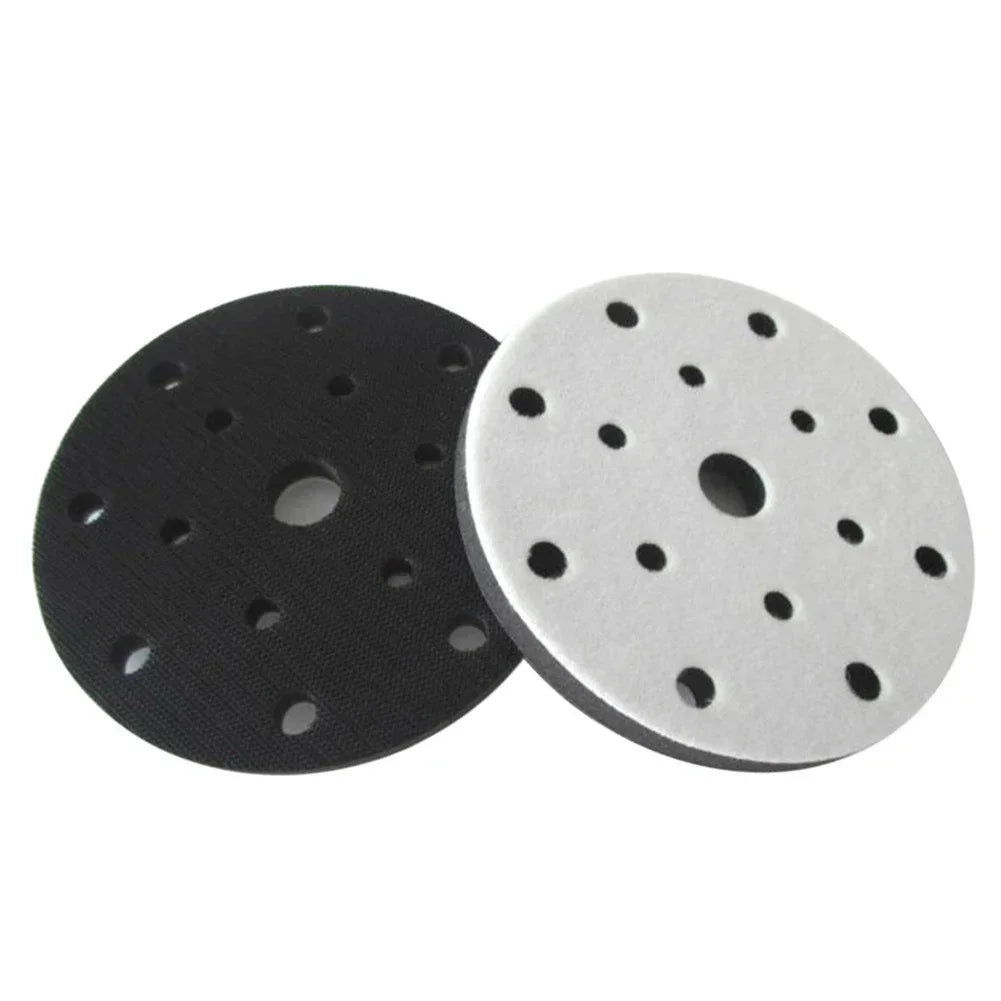 15 Holes Soft Sponge Interface Pad 6 Inch 150mm Sanding Pads Backing Disc Hook & Loop Sanding Discs For Polisher