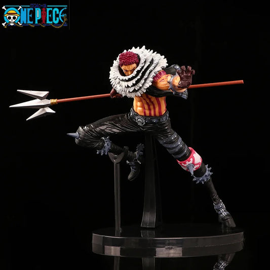 15cm Anime One Piece Figure Charlotte Katakuri King of Artist Action Figure PVC Model Toys Collection Desktop Decoration Kids Gi Leedoar