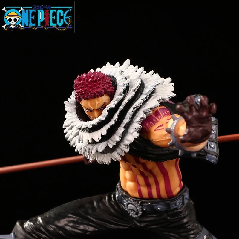 15cm Anime One Piece Figure Charlotte Katakuri King of Artist Action Figure PVC Model Toys Collection Desktop Decoration Kids Gi Leedoar