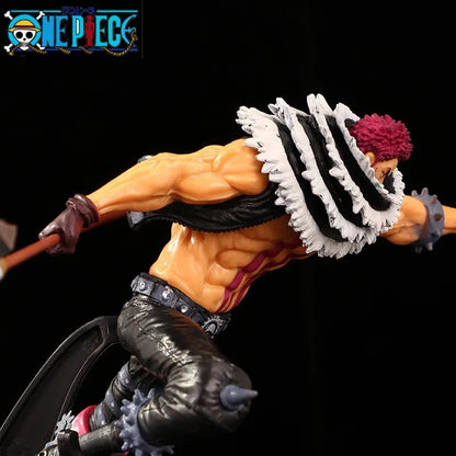 15cm Anime One Piece Figure Charlotte Katakuri King of Artist Action Figure PVC Model Toys Collection Desktop Decoration Kids Gi Leedoar