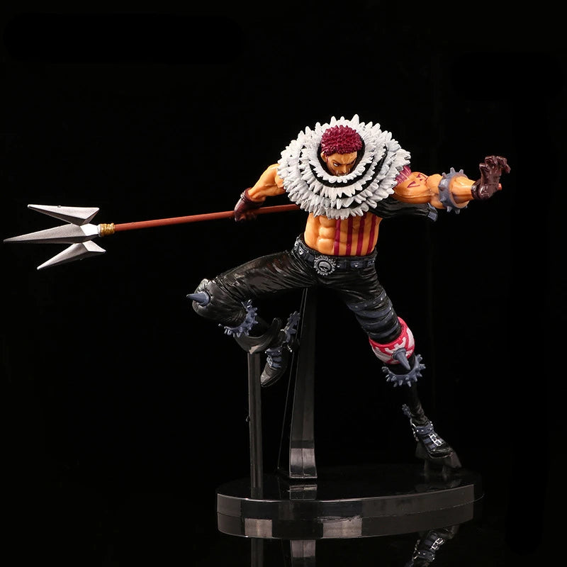 15cm Anime One Piece Figure Charlotte Katakuri King of Artist Action Figure PVC Model Toys Collection Desktop Decoration Kids Gi Leedoar