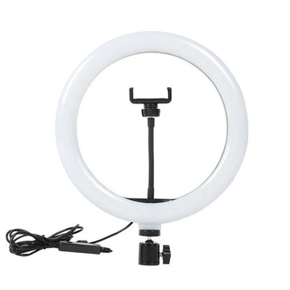 16/26/33cm LED Selfie Ring Light with Phone Stand Dimmable led Fill Lamp Photography Ringlight for Tiktok Video Live Fill Lamps Leedoar