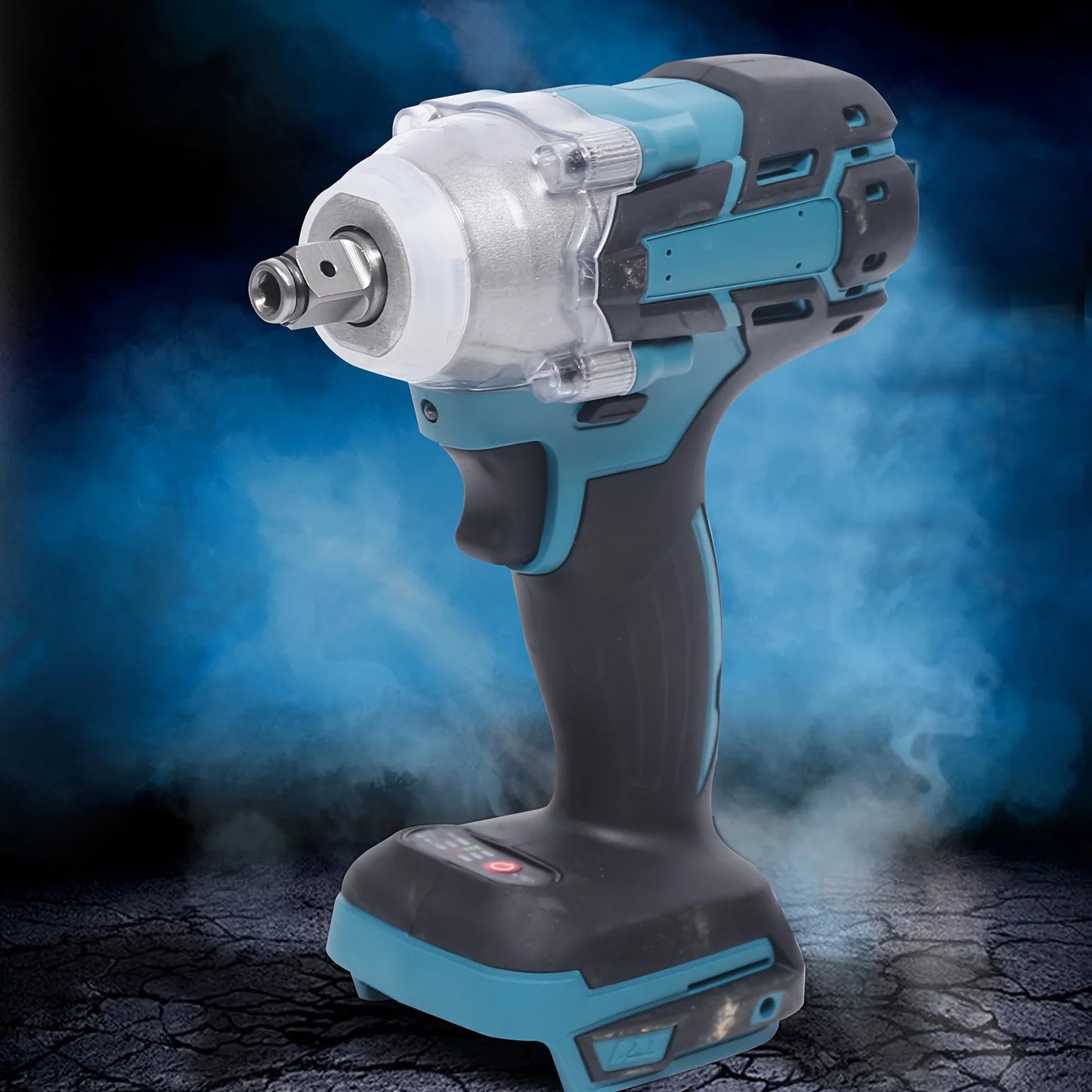 18V 2 in 1 Brushless Electric Impact Wrench 1/2Inch Household Power Tools 15000Amh Li Battery LED Light Adapt To Makita Battery