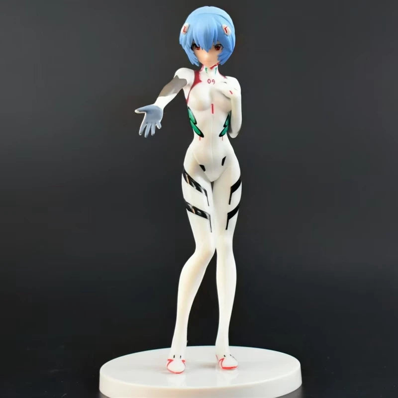 18cm Neon Genesis Evangelion Anime Figure EVA Short Hair Rei Ayanami Action Figure Asuka Figurine PVC Collection Model Doll Toys Leedoar