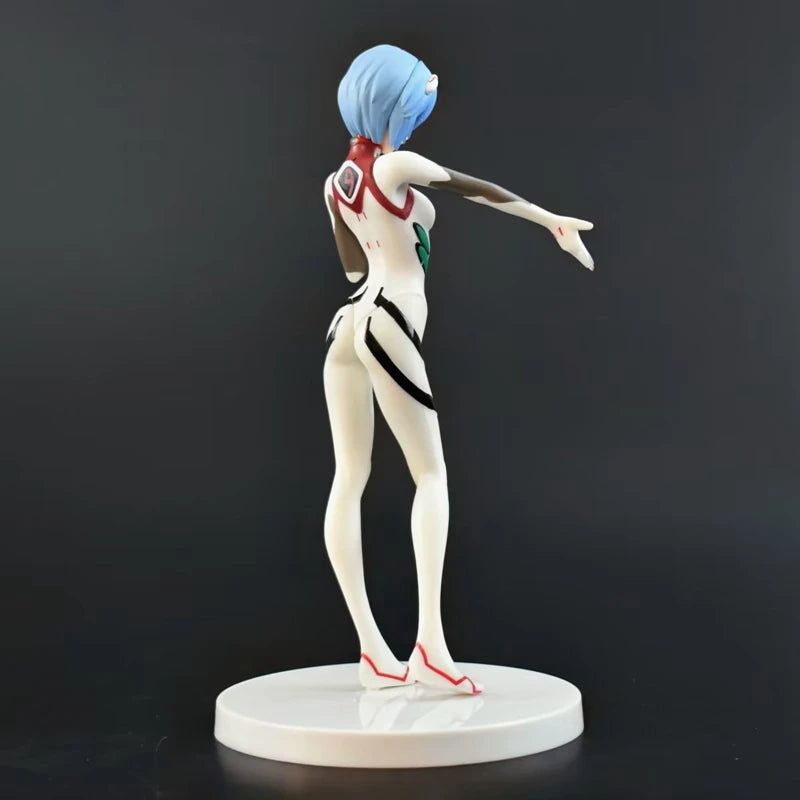 18cm Neon Genesis Evangelion Anime Figure EVA Short Hair Rei Ayanami Action Figure Asuka Figurine PVC Collection Model Doll Toys Leedoar