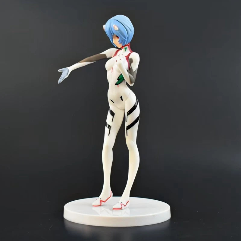 18cm Neon Genesis Evangelion Anime Figure EVA Short Hair Rei Ayanami Action Figure Asuka Figurine PVC Collection Model Doll Toys Leedoar