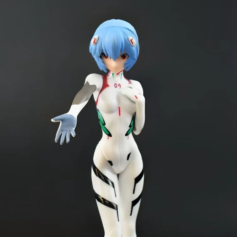 18cm Neon Genesis Evangelion Anime Figure EVA Short Hair Rei Ayanami Action Figure Asuka Figurine PVC Collection Model Doll Toys Leedoar