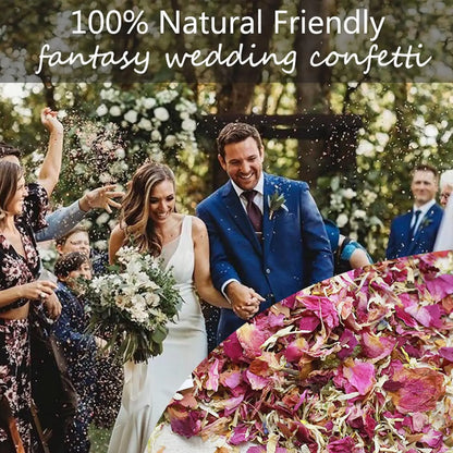 1L 100% natural casamento confete pétalas de flores biodegradáveis ​​confete rosa para chá de panela decoração de casamento