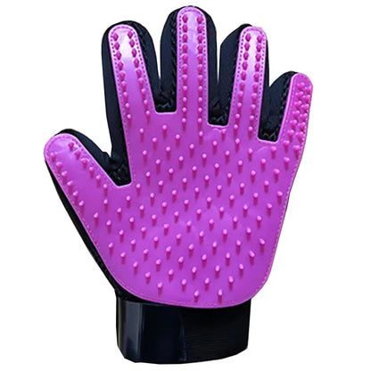 1PC Cat Hair Remove Gloves Rubber Pet Beauty Cleaning Grooming Effective Massage Dog Combs Floating Brush 6 Color Leedoar